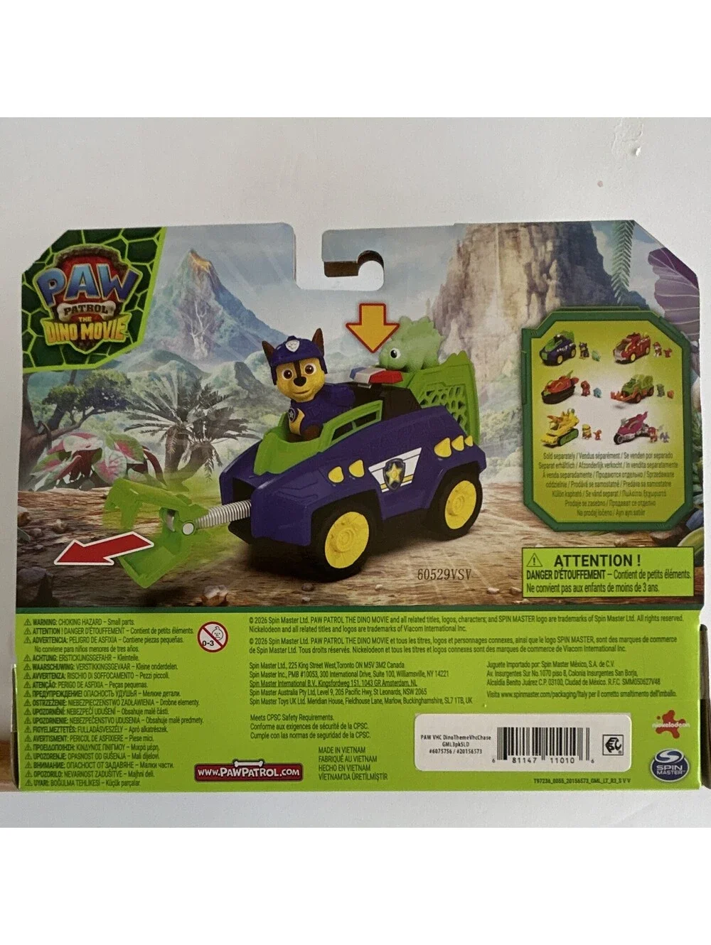 Spin Master PAW Patrol The Dino Movie Dino Rescue Vehicles & Figures 2026